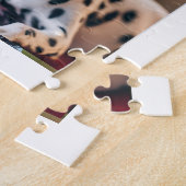 Familie Kerstmis 8 Fotocollage Legpuzzel (Zijkant)