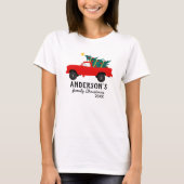 Familie Kerstmis Aangepaste T-Shirt (Voorkant)