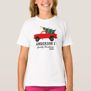 Familie Kerstmis Aangepaste T-Shirt
