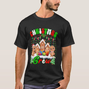 Familie Kerstmis Crew Grappig koekje Gingerbread X T-shirt