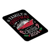 Familie Kerstmis Cruise Squad 2024 Matching Outfit Magneet (Rechterzijde)
