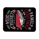 Familie Kerstmis Cruise Squad 2024 Matching Outfit Magneet (Horizontaal)