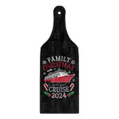 Familie Kerstmis Cruise Squad 2024 Matching Outfit Snijplank (Voorkant)