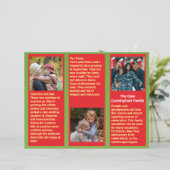 Familie Kerstmis 🎄✨ Foto Nieuwsbrief (Staand voorkant)