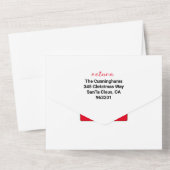 Familie Kerstmis 🎄✨ Foto Nieuwsbrief All In One Uitnodiging (Achterkant)