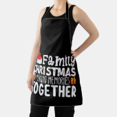 Familie Kerstmis Herinneringen samen vakantie make Schort (Insitu)