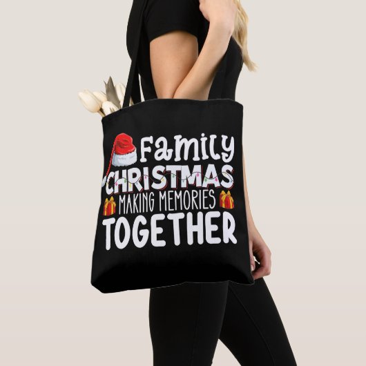 Familie Kerstmis Herinneringen samen vakantie make Tote Bag (Dichtbij)