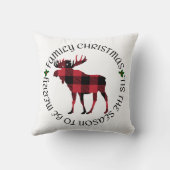 Familie Kerstmis is het seizoen om vrolijk te zijn Kussen (Achterkant)