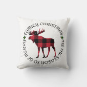 Familie Kerstmis is het seizoen om vrolijk te zijn Kussen (Voorkant)