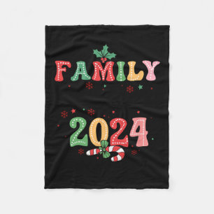 Familie Kerstmis Matching Kerstmis maken 2024 Memo Fleece Deken