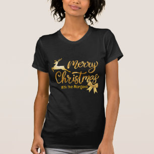 Familie Kerstmis   Moderne minimalist   personalis T-shirt