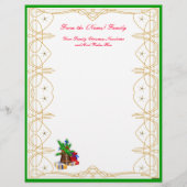 Familie Kerstmis Nieuwsbrief (Voorkant)