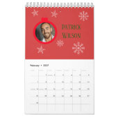 Familie Kerstmis op Kerstboom Kalender (Feb 2027)