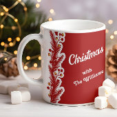 Familie Kerstmis | Pijngrens Moderne familienaam Koffiemok