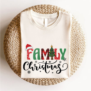 Familie Kerstmis samen herinneringen maken T-shirt