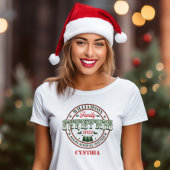 Familie Kerstmis Sjabloon T-shirt