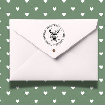 Familie Kerstmis Split Monogram thema