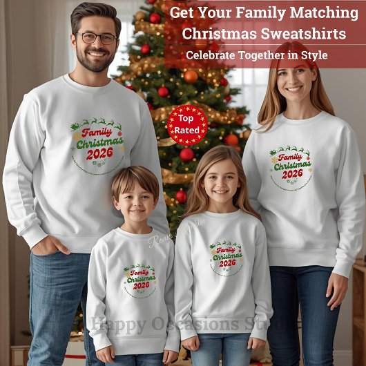 Familie Kerstmis Trui