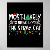 Familie kerstmis waarschijnlijk een thuis te breng poster (Voorkant)