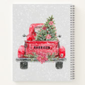 Familie kerstrecept  Red Truck Notitieboek (Achterkant)