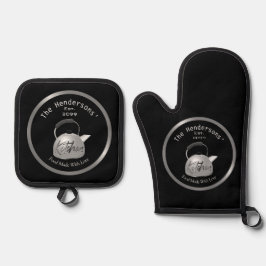 Familie Keuken Ovenwant & Pannenlap Set