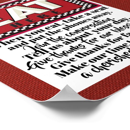 Familie Keuken Poster 3 (Hoek)