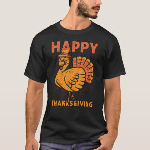 Familie Kinder die Happy Thanksgiving Pajama aanpa T-shirt