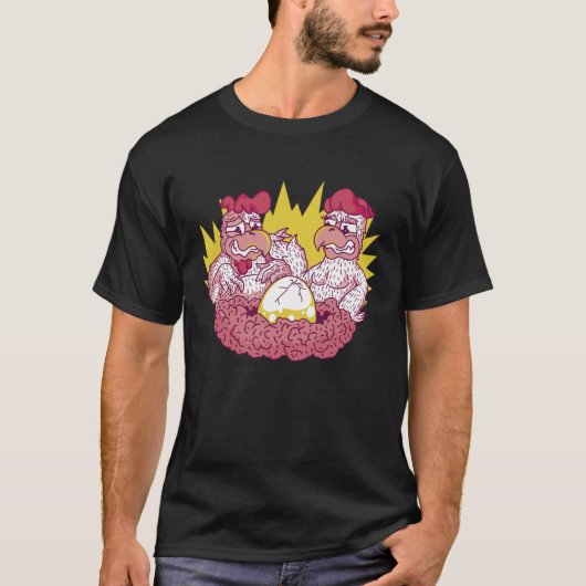 Familie kippen t-shirt (Voorkant)