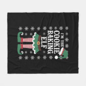 Familie komt overeen met de Koekjesbakkerskerst Fleece Deken (Voorkant (Horizontaal))