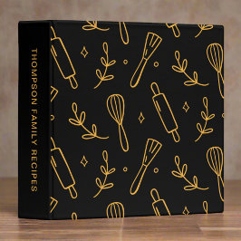 Familie kookboek Recepten Zwart & Goud gebruiksvoo 1 1/2" Multomap