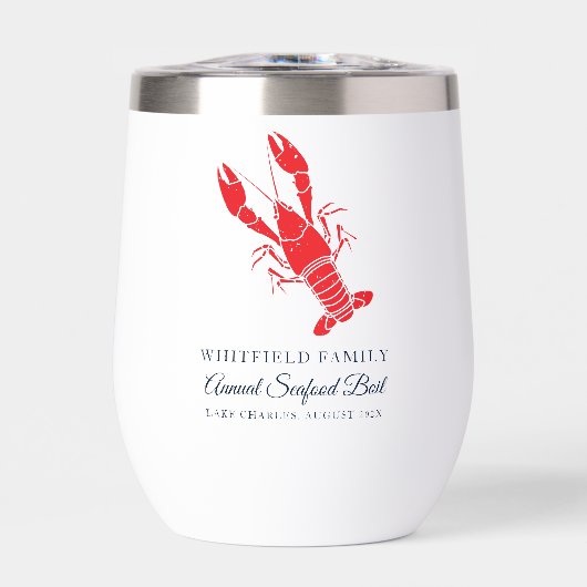 Familie Kreeft Kook Jaarlijkse Vis Koken Custom (Voorkant)