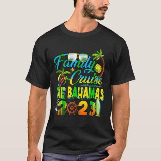 Familie kruist de Bahamas 2023 Summer Matching Vac T-shirt (Voorkant)