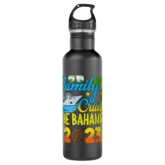 Familie kruist de Bahamas 2023 Summer Matching Vac Waterfles