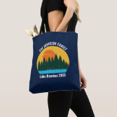 Familie Lake Reunion Schattigee Gepersonaliseerd z Tote Bag (Dichtbij)