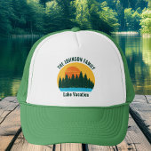 Familie Lake Trip Schattigee Gepersonaliseerd zons Trucker Pet