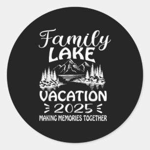 Familie Lake Trip Vakantie 2025 Familiereünie Summ Ronde Sticker