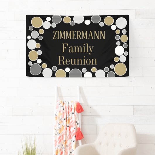 Familie leuk! Aangepaste reülebanner Spandoek (Insitu)
