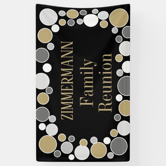 Familie leuk! Aangepaste reülebanner Spandoek (Verticaal)