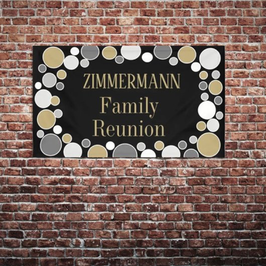 Familie leuk! Aangepaste reülebanner Spandoek