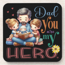 Familie lezen Tijd papa Je bent mijn held