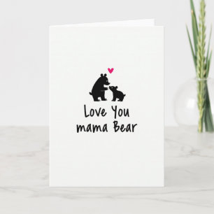 Familie Liefde Eenvoudige Kunstkaart Kaart