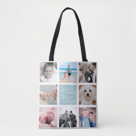 Familie liefde zegening | 16 Foto Tote Bag