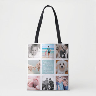 Familie liefde zegening 16 Foto Tote Bag