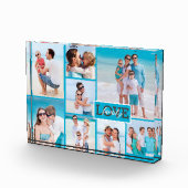 Familie liefhebber 8 Foto Beach Blue Modern (Rechts)