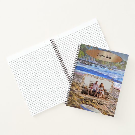 Familie Los Muertos Beach 786 Notitieboek (Binnen)