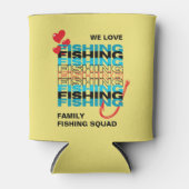 Familie LOVE VIST Team Squad Yellow Blikjeskoeler (Voorkant)