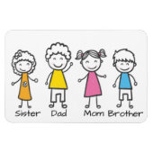 Familie Magneet (Horizontaal)