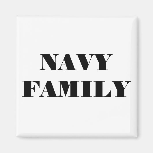 familie Magnet Navy (Voorkant)