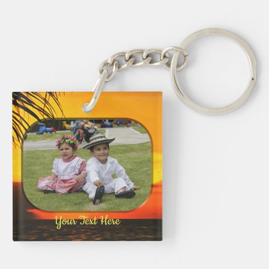 Familie Malecon Sunset 2441 Sleutelhanger (Achterkant)