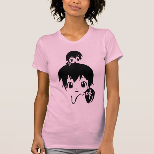 familie manga t-shirt (Voorkant)